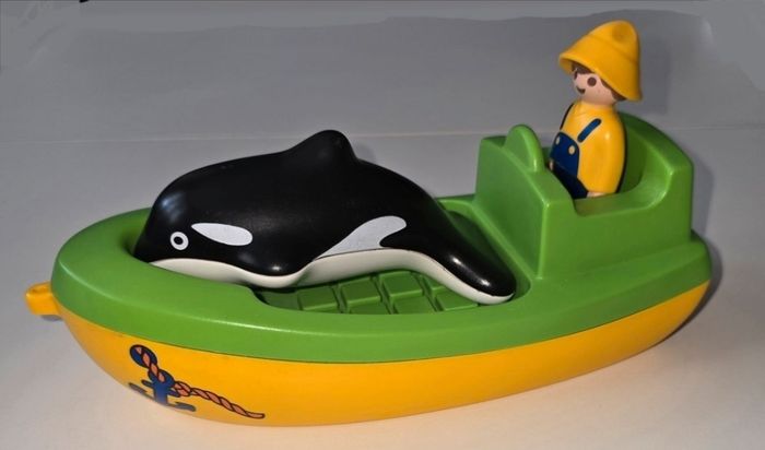 123 playmobil Bateau de pêche 6739 complet - photo numéro 2