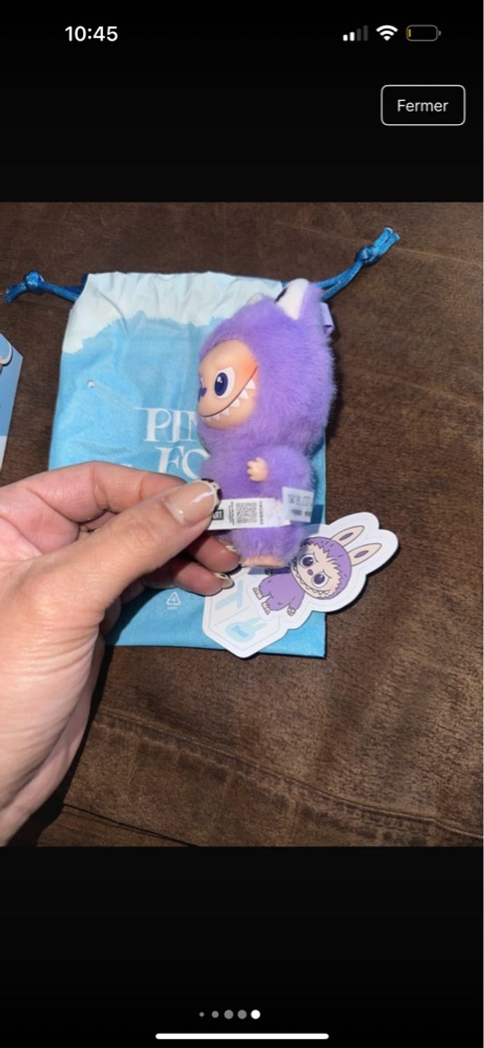 Labubu Pin For Love T The Monsters Pop Mart Neuve authentique - photo numéro 4