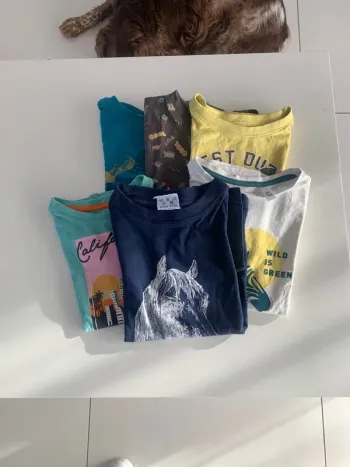 Lot 6 tee-shirts  manches courtes 5 ans