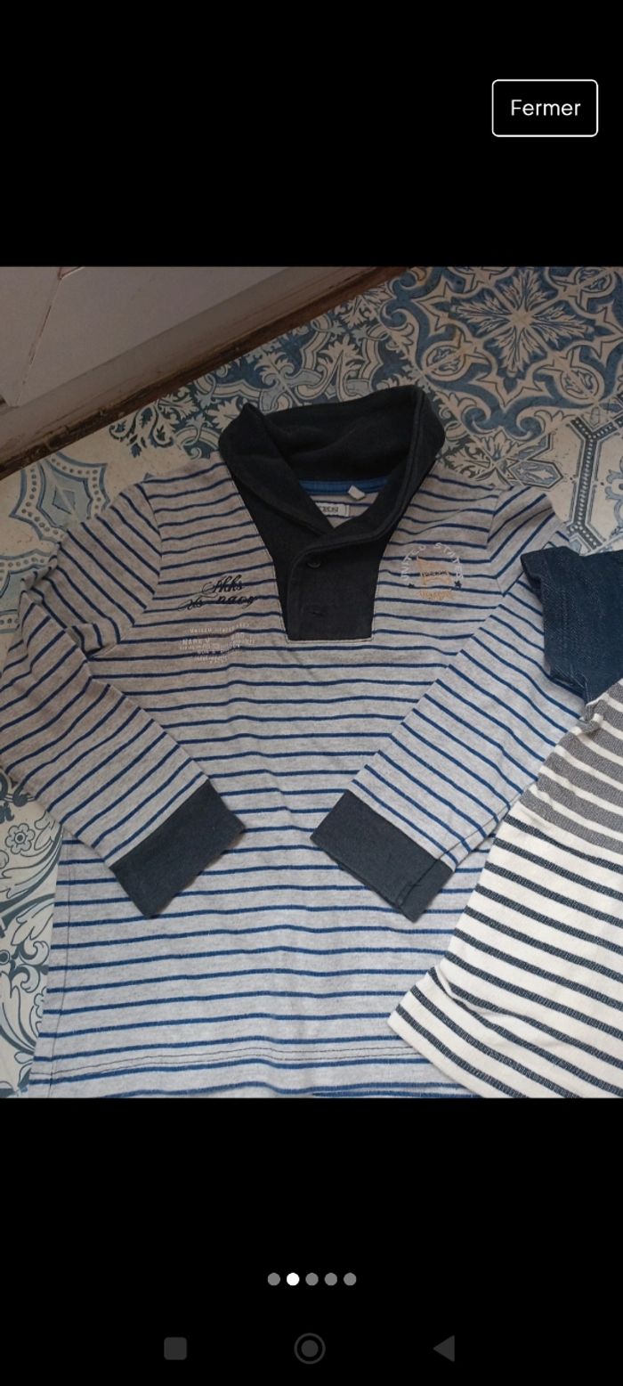 Lot de 6 polos et 1 chemise 2 ans - photo numéro 8