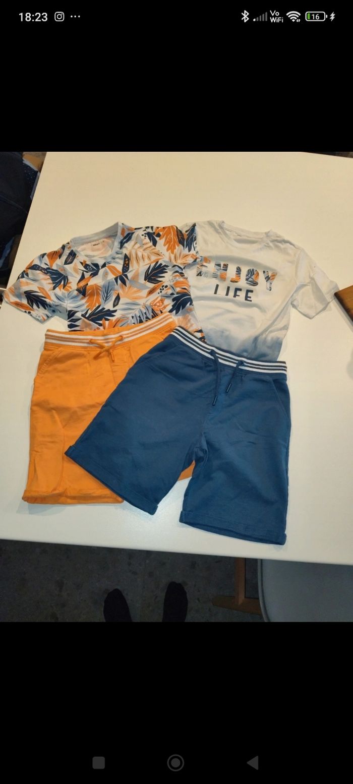Lot ensemble été garçon 9 10 ans