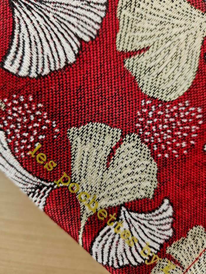 Pochette Jacquard Rouge - photo numéro 4