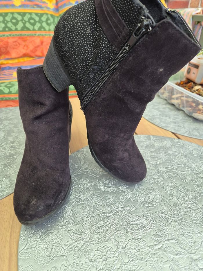 Bottines  daim - photo numéro 3