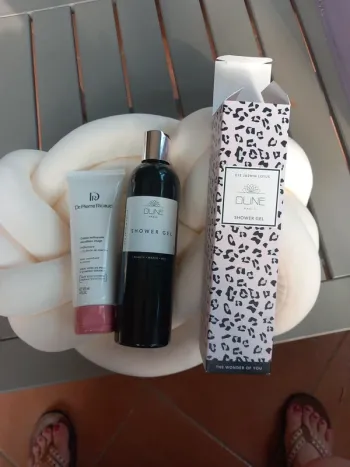Crème micellaire et produit douche lotus