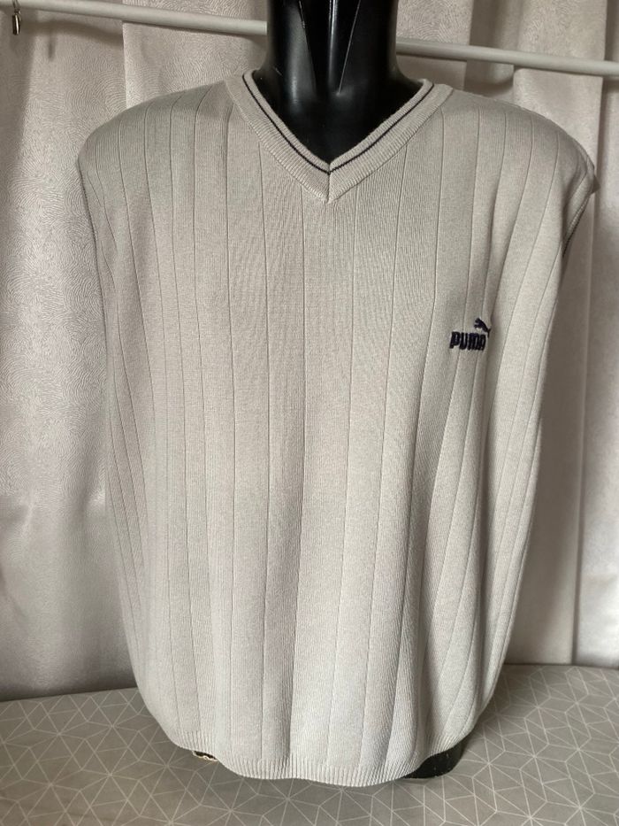 Pull débardeur vintage XL Puma - photo numéro 8