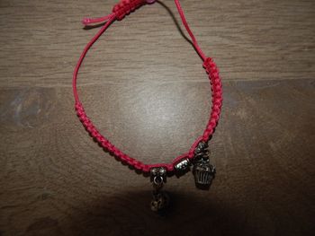 bracelet rose  cupcake