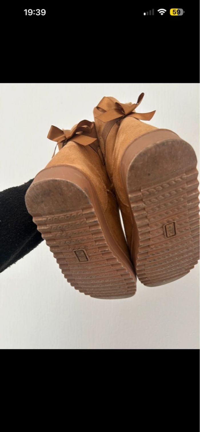 Boots marron camel - photo numéro 7