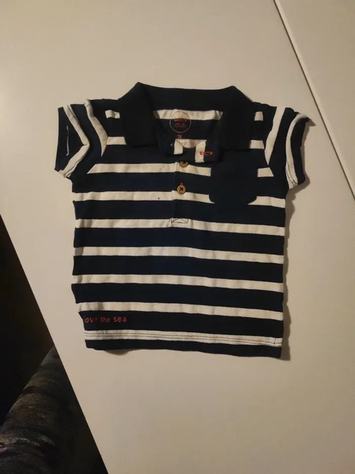 Lot polo t shirt 12 mois 1 an - photo numéro 5