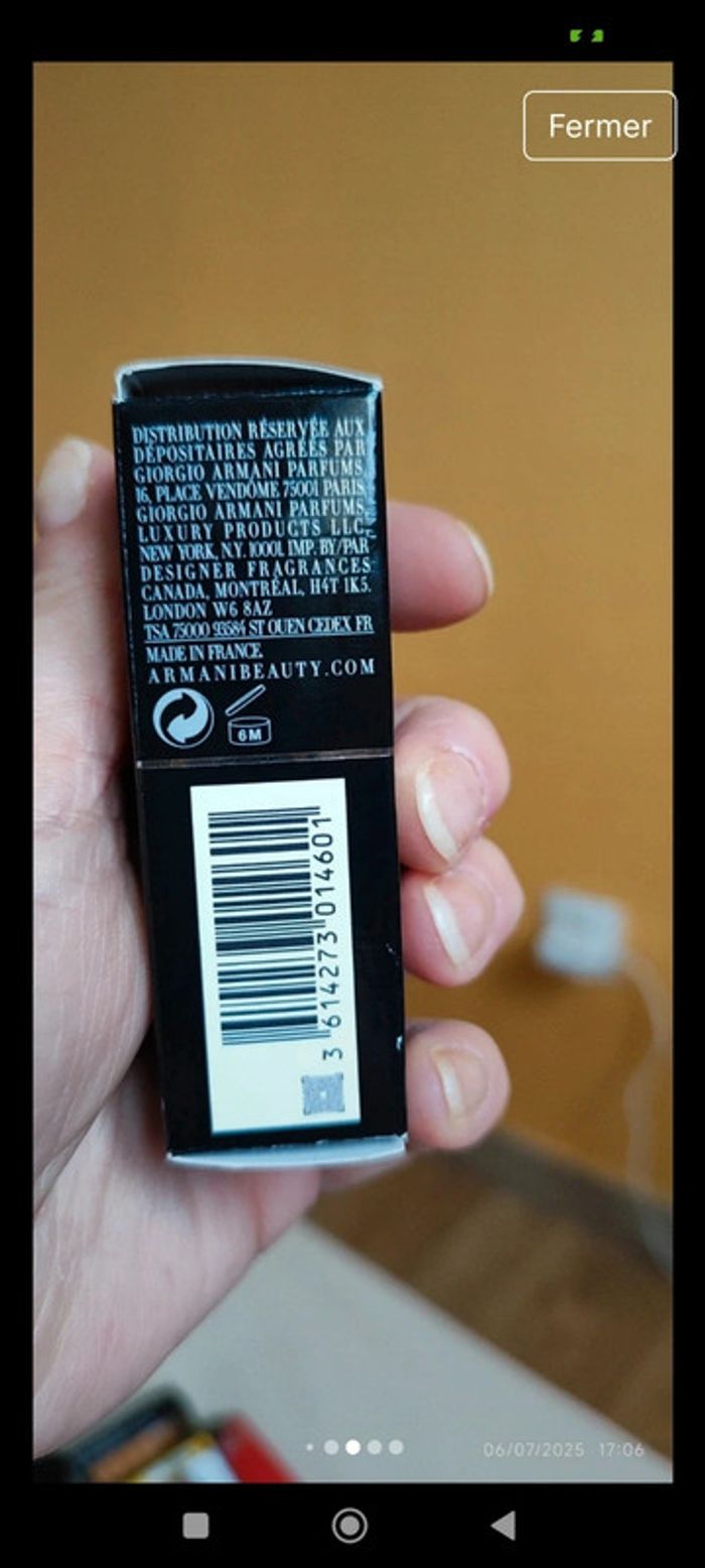 Giorgio Armani Eye Tint Chrome Fard à Paupières liquide Teinte 54 Sienna
Neuf Emballé - photo numéro 7