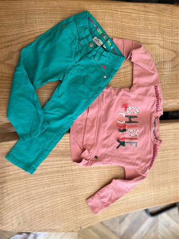 Ensemble chipie top Taylor 2-3 ans 2 3 pull sweat pantalon jean
