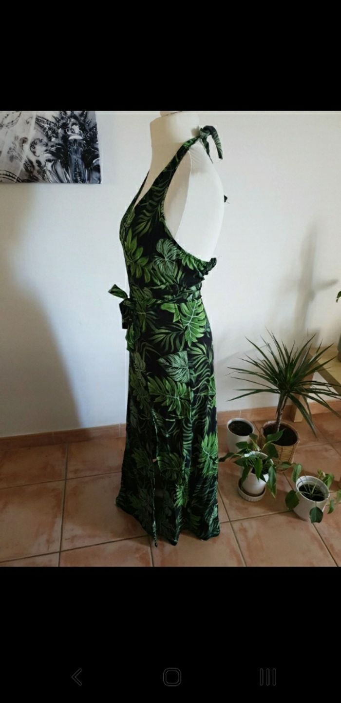Robe fendue tropical Shein - photo numéro 2