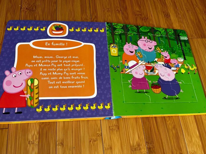 Livre puzzle peppa pig - photo numéro 3