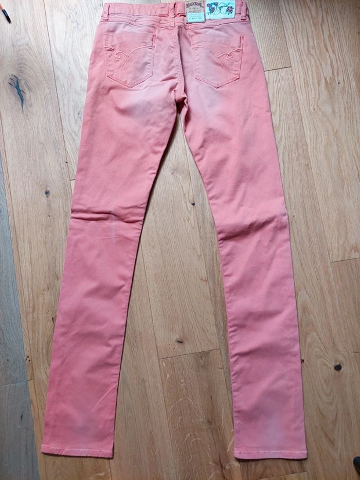Jean slim effet blanchi - photo numéro 4