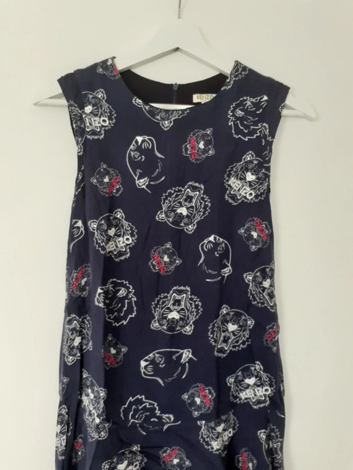 Robe fille été 10 ans bleu marine Kenzo - photo numéro 2