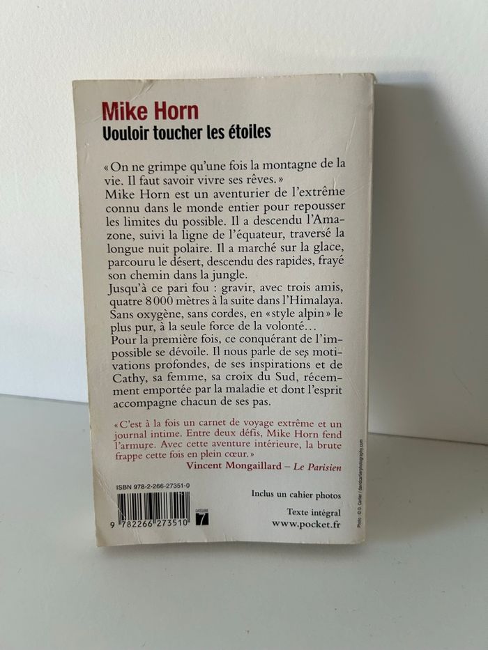 Livre biographie Mike Horn Vouloir toucher les étoiles - photo numéro 2