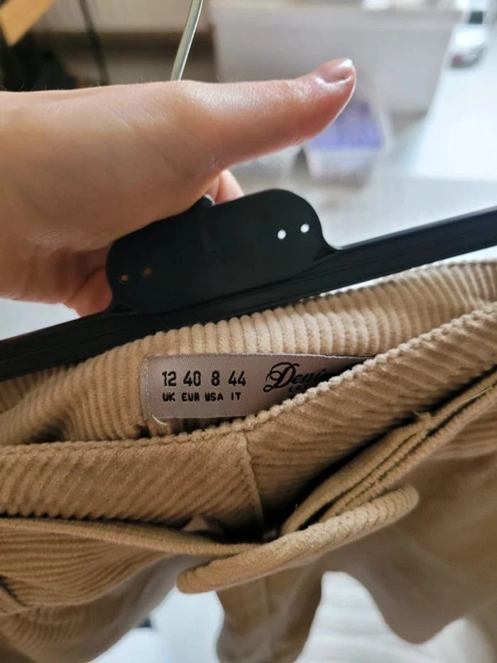 Jupe velours côtelé 40 denim co - photo numéro 3