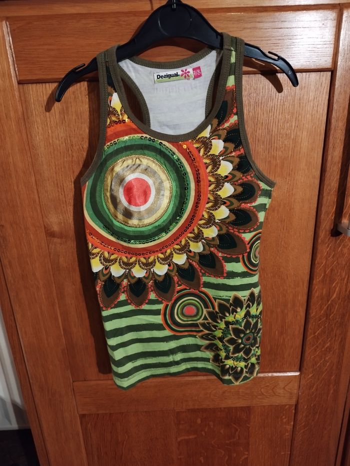Débardeur Desigual t 7/8 ans - photo numéro 3