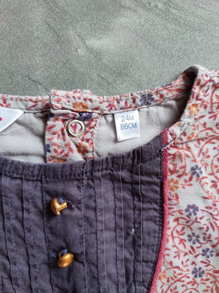 Ensemble fille blouse et pantalon 2 ans - photo numéro 4