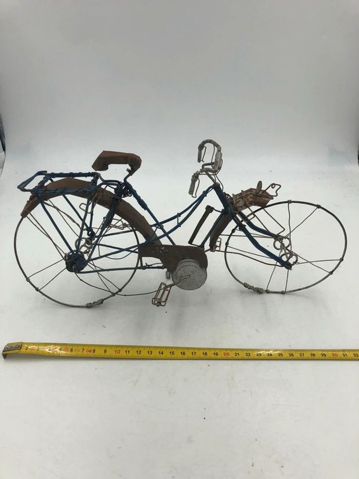 Vélo en métal 30 x 17 cm - photo numéro 5
