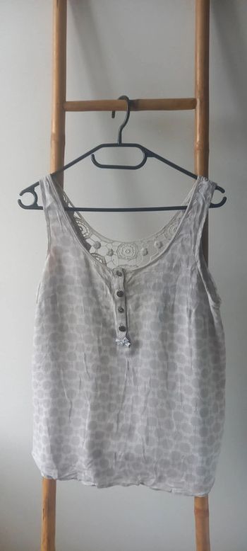 Top dos macramé