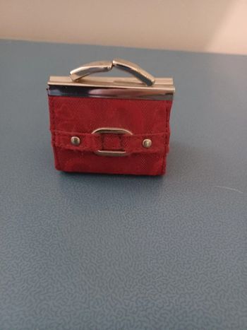 Mini porte monnaie rouge