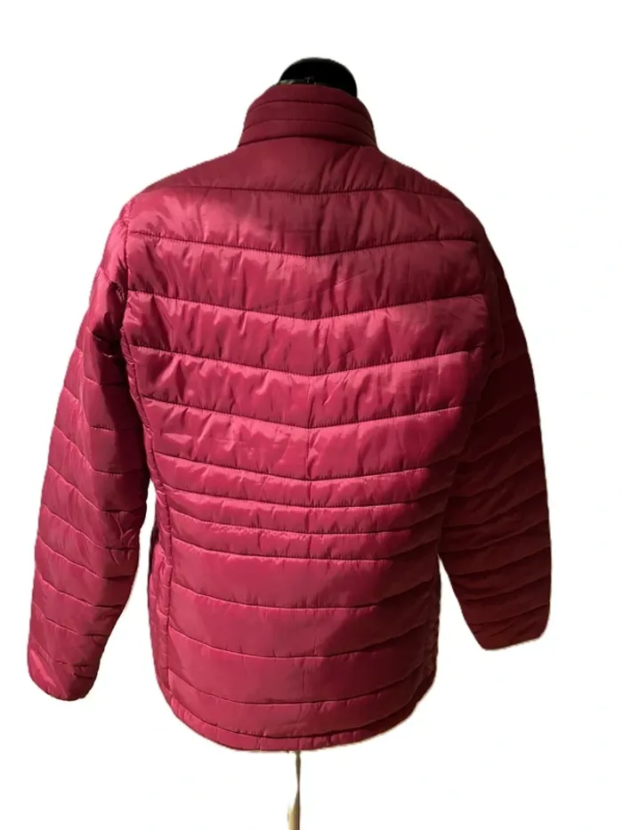 Belle doudoune fine matelassée rouge framboise Moran's L/40-XL/42 - photo numéro 2