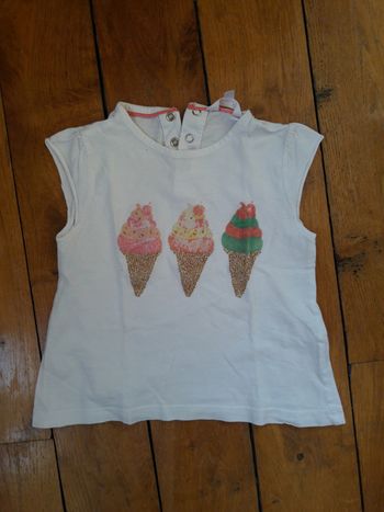 T-shirt manches courtes 18 mois fille
