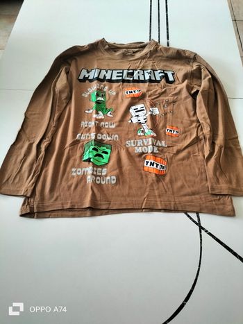 Garçon 13 ans 🩵 T-shirt Minecraft