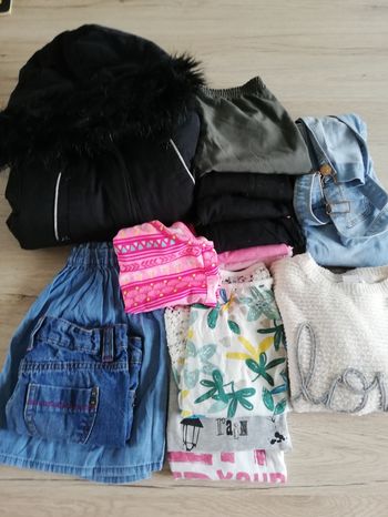 Lot vêtements fille 