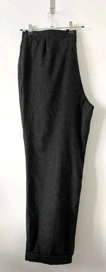 Pantalon gris d'hiver 100% laine - Bernard Garbo - taille 50