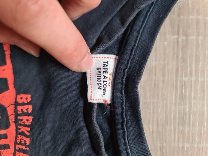 T shirt avec ecriture - photo numéro 2