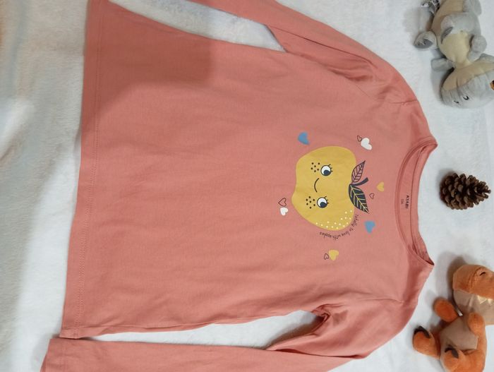 Tee-shirt manches longues pomme