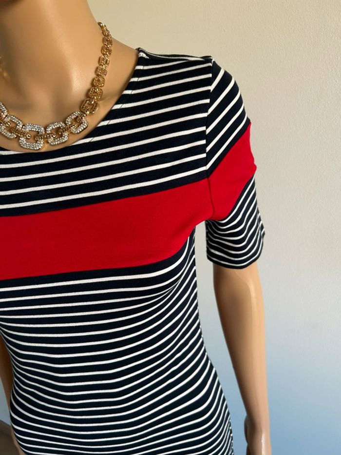 Robe rayée à manches courtes Esprit taille M jamais portée - photo numéro 6