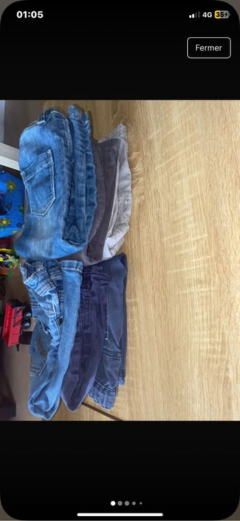 Lot de 6 pantalons bébé