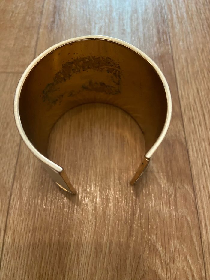 Bracelet fantaisie crème et doré femme - photo numéro 2