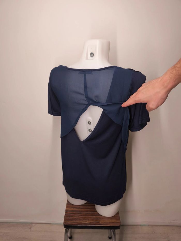 Tops dos nu Teddy Smith Femme Taille 2 Bleu - photo numéro 5