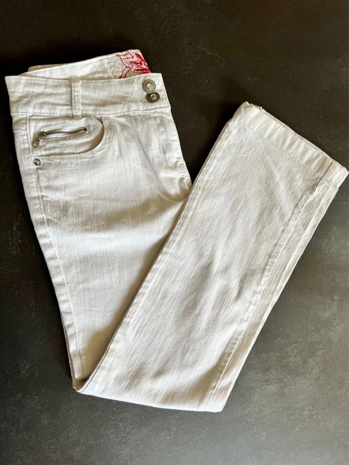 Jean 42 blanc