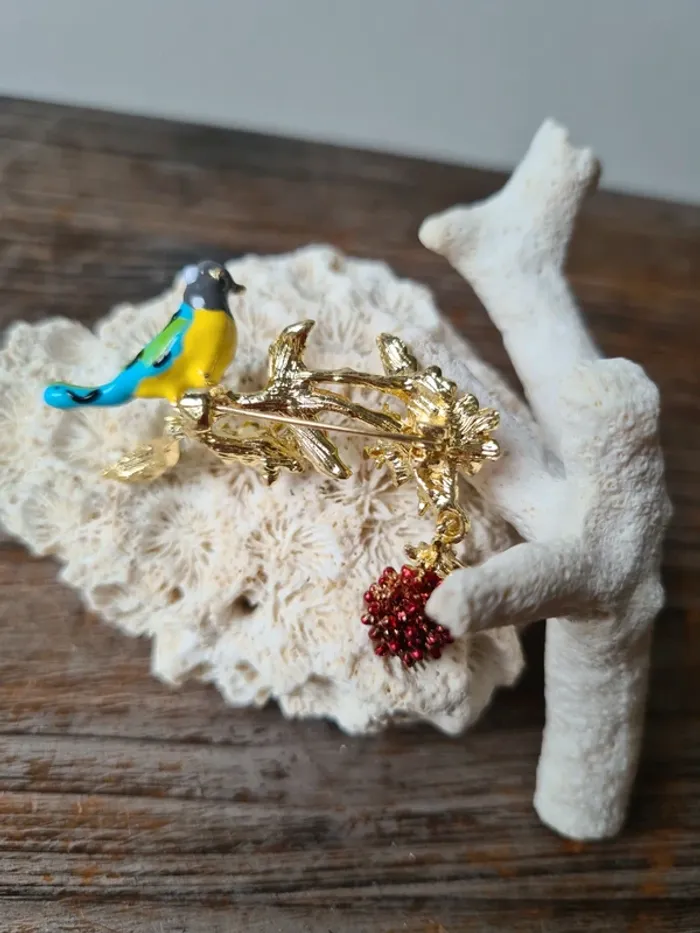 Superbe broche oiseau - photo numéro 6