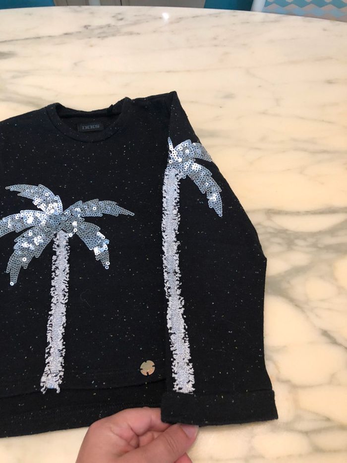 Pull noir ikks taille 3 ans - photo numéro 3