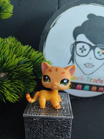 Littlest Petshop Pet Shop LPS cat Shorthair European 1377 Chat Européen Hasbro