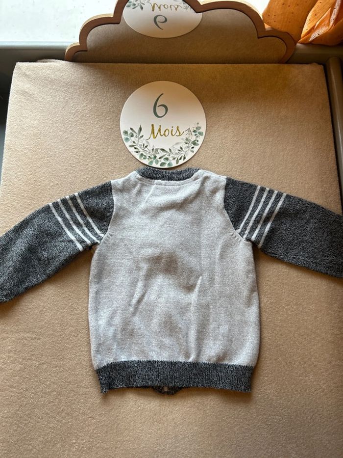 Gilet léger mi saison sourire Taille 6 mois - photo numéro 3