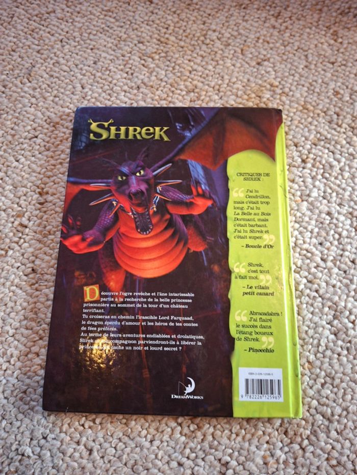 Livre shrek albin Michel dreamworks le dessin animé - photo numéro 2
