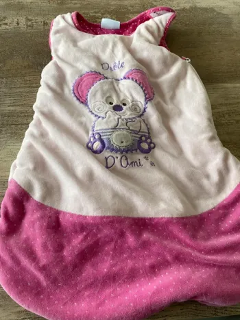 Gigoteuse couverture bébé fille 0/3mois naissance maternité