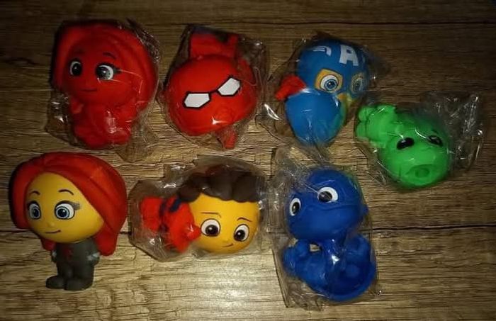 Lot 7 figurines marvel puzzle palz neufs - photo numéro 3