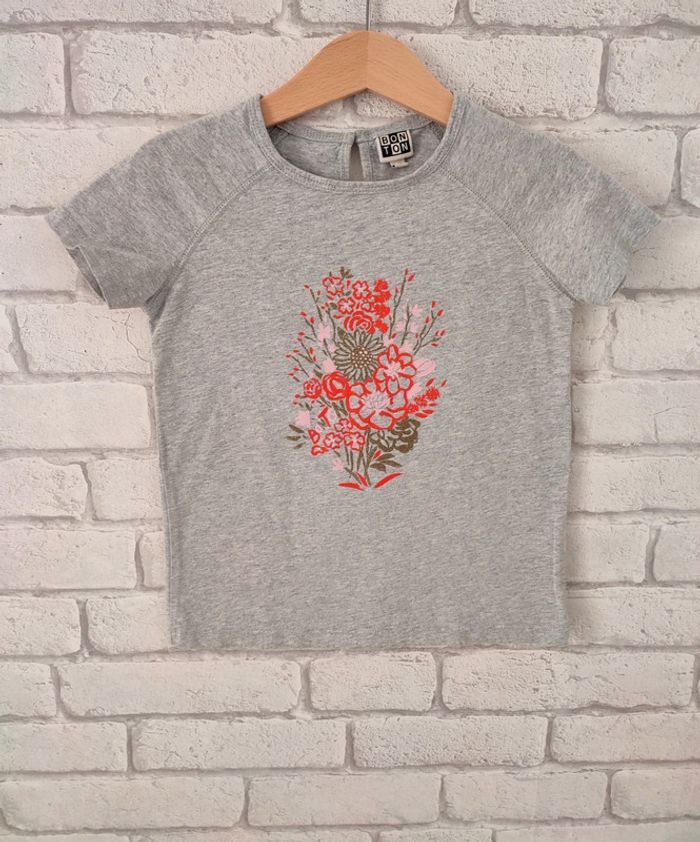 T-shirt Bonton gris - 6 ans - photo numéro 2