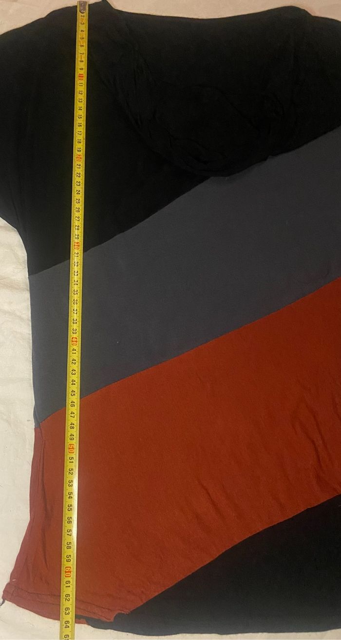 Haut rayé tricolore manches  3/4 - photo numéro 5
