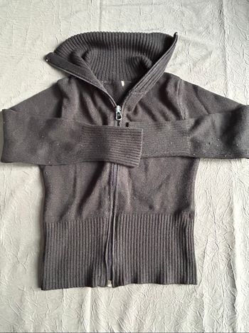 Gilet noir enfant fille
