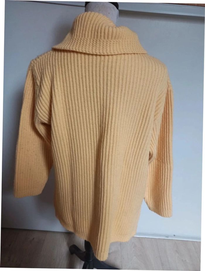 Pull laine T42 maille en plus - photo numéro 3