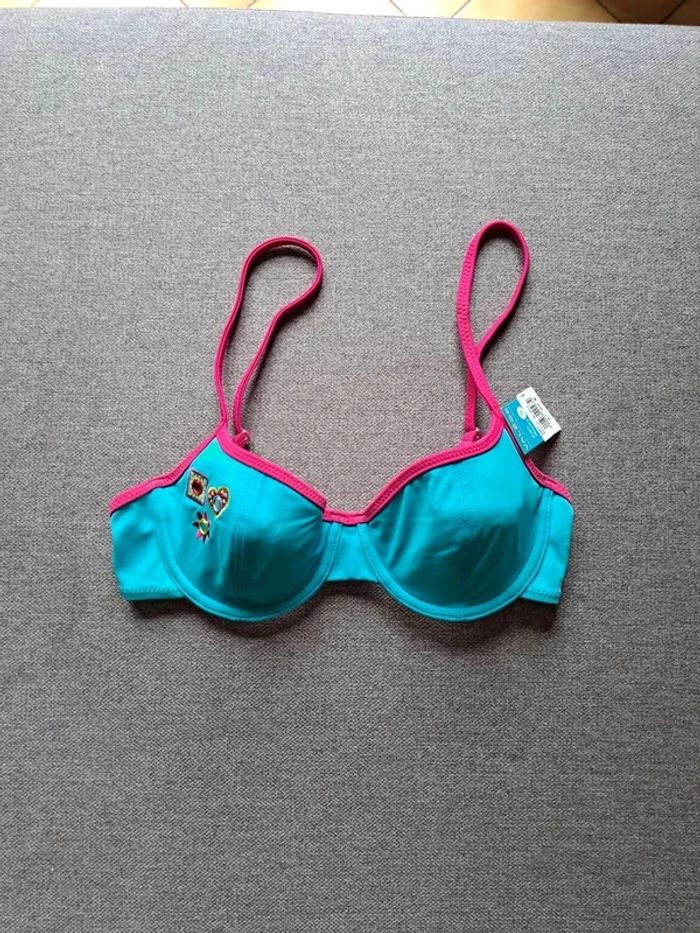 Maillot de bain bleu en S - photo numéro 4