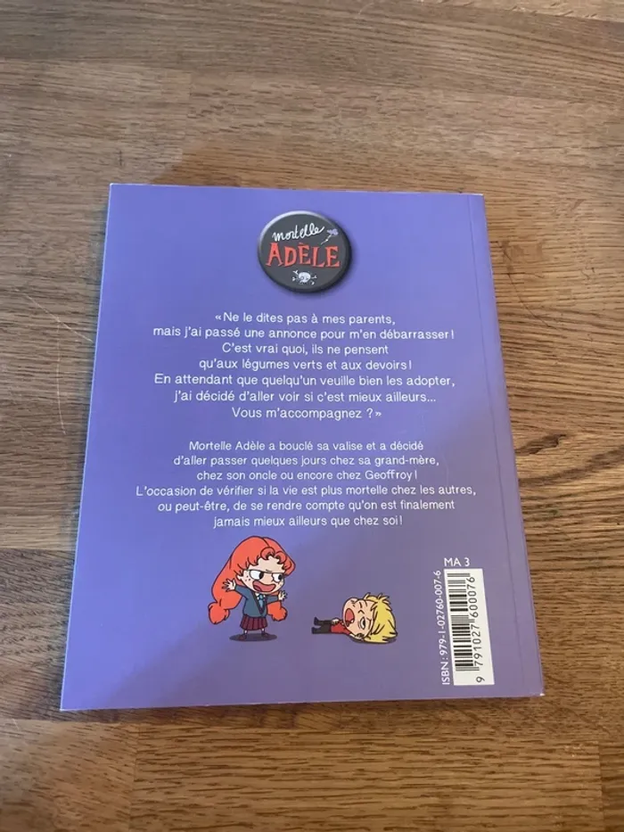 Livre Mortelle Adele Parents à vendre Numéro 8 - photo numéro 3